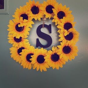 Sunflower wreaths